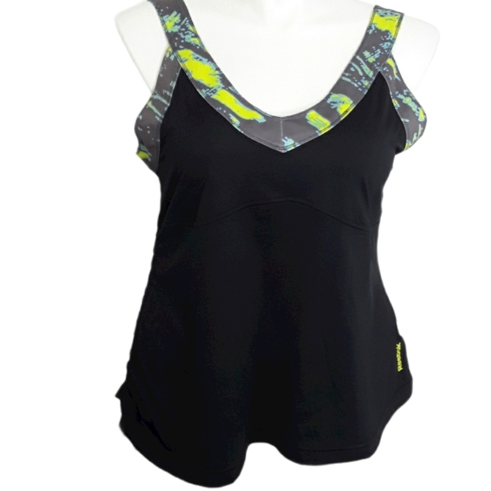Reebok Activewear Performance Black Tank NWOT sz 18/20